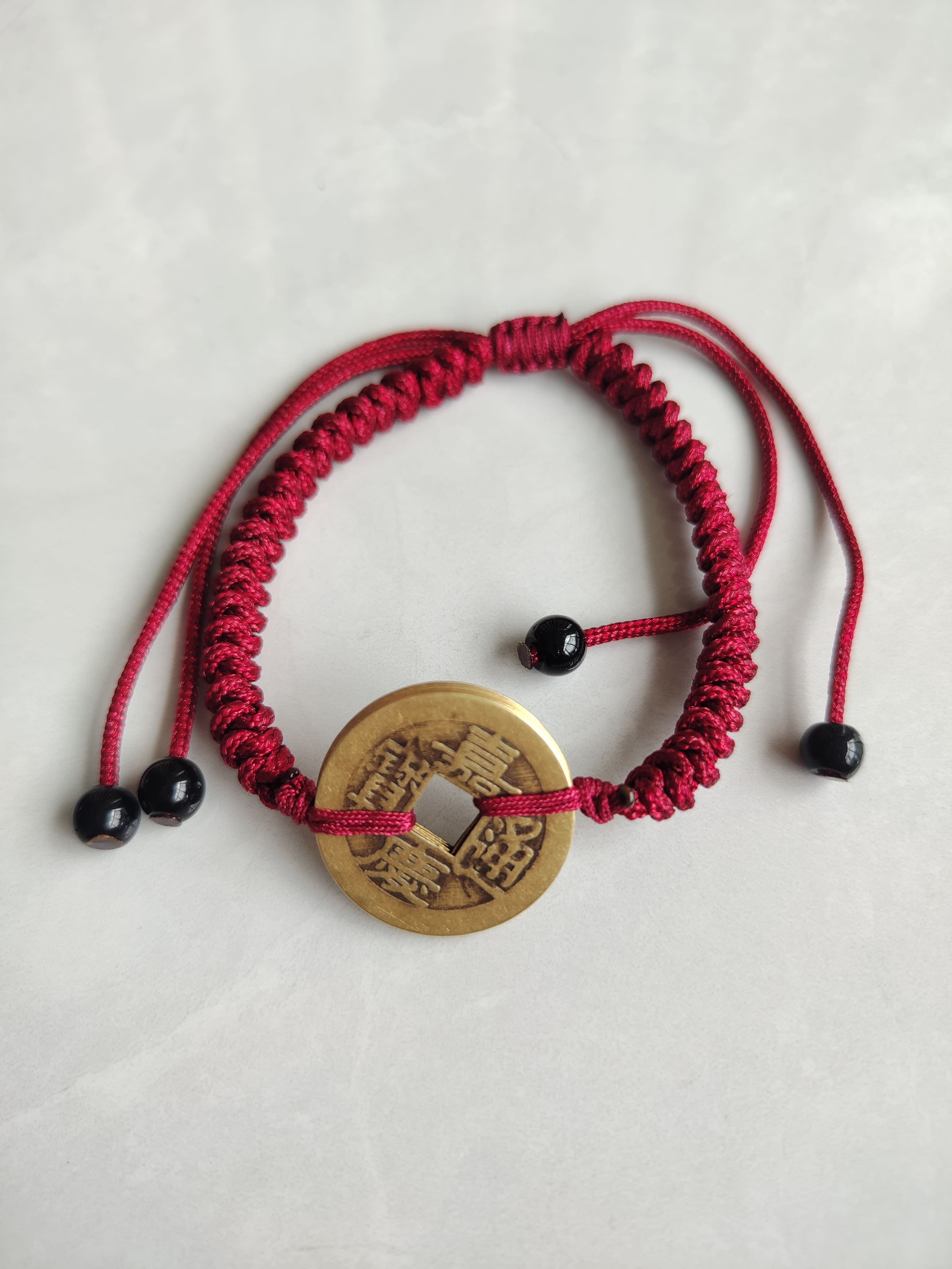 13 colors of handmade Five Emperor Coins bracelets